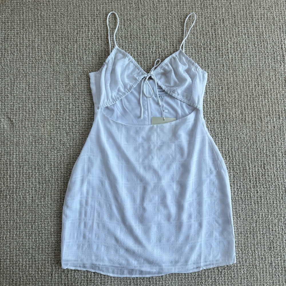 SABO white mini Emelie Dress